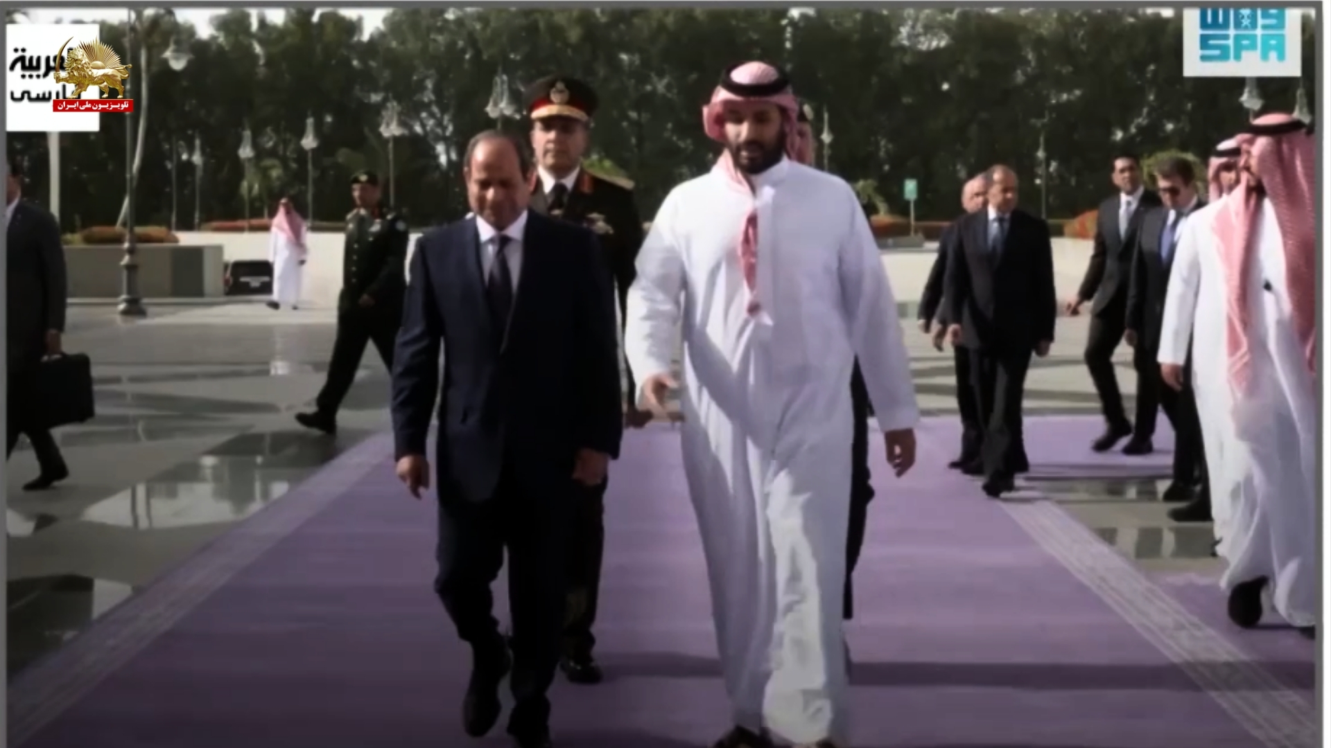 السیسی در دیدار با بن سلمان: حملات تجاوزکارانه رژیم ایران تهدید جدی برای امنیت منطقه است و مصر از عربستان حمایت میکند